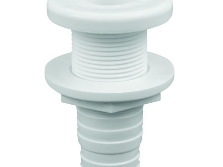 Attwood White Plastic Thru-Hull Fitting - 1-1 8  Inner Diameter [3874-3] on Sale