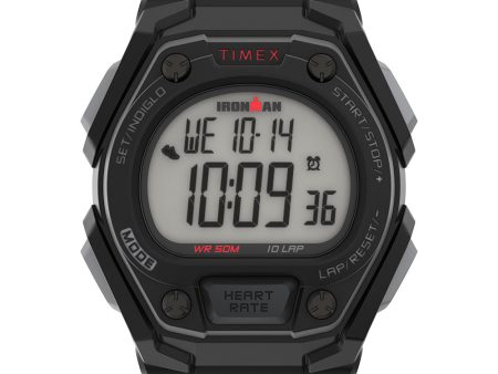 Timex Mens Ironman Classic w Activity  HR - Black [TW5M49500] Sale