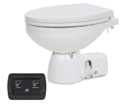 Jabsco Quiet Flush E2 Raw Water Toilet Regular Bowl - 12V  Soft Close Lid [38245-4192RSP] Fashion