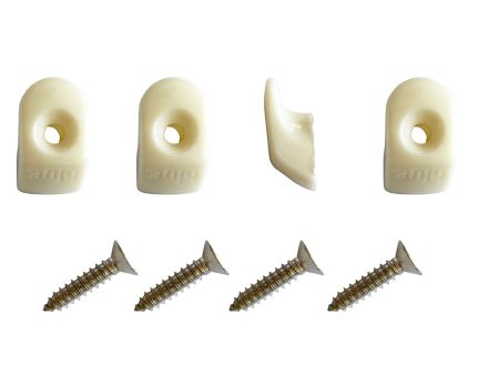 Blue Performance White Hooks  Screws - 4 Pieces [PC980] Online Hot Sale