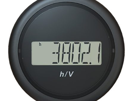 Veratron 52MM (2-1 16 ) ViewLine Hour Counter-Voltmeter - Black [B00005302] Online