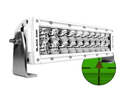 Black Oak Pro Series Double Row Combo Infrared 10  850nm Light Bar - White [10MIR-850] For Discount