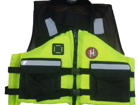 First Watch AV-5001 Crew Vest - Hi-Vis Yellow - Large to XL [AV-5001-HV-L XL] For Sale