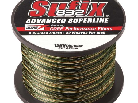 Sufix 832 Advanced Superline Braid - 15lb - Camo - 1200 yds [660-315CA] Online Sale