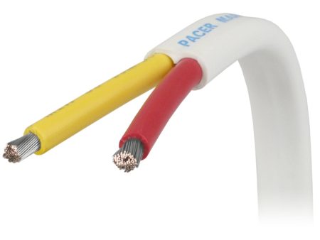 Pacer 14 2 AWG Safety Duplex Cable - Red Yellow - Sold By The Foot [W14 2RYW-FT] on Sale