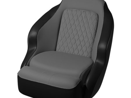 TACO Anclote Diamond Bucket Seat - Grey Black [BA1-25GRY-BLK] Sale