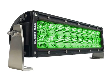 Black Oak Double Row Combo Green Hog Hunting 10  Light Bar - Black [10G-D3OS] Hot on Sale