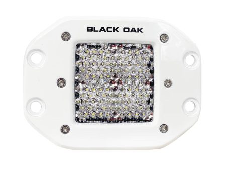 Black Oak Pro Series 2  Flush Mounted Diffused Light - White [2DM-FPOD10CR] Online