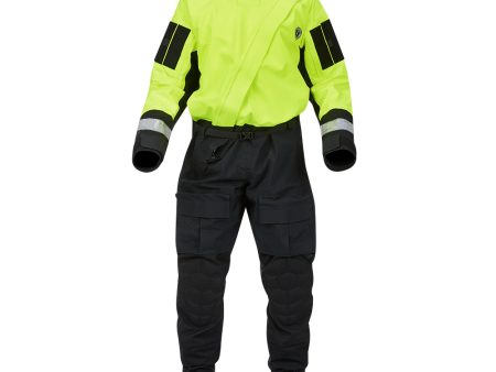 Mustang Sentinel Series Water Rescue Dry Suit - Fluorescent Yellow Green-Black - Large 1 Regular [MSD62403-251-L1R-101] For Sale