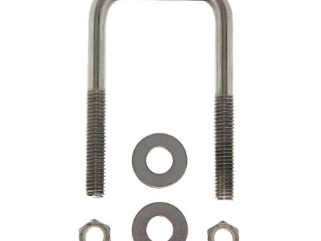 C.E. Smith Zinc U-Bolt 7 16 -14 X 3-1 8  X 3  w Washers  Nuts - Square [15252A] Online