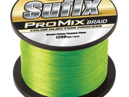 Sufix ProMix Braid - 20lb - Neon Lime - 1200 yds [630-320L] For Sale