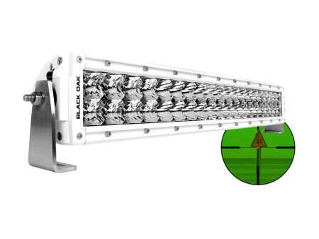 Black Oak Pro Series Double Row Combo Infrared 20  850nm Light Bar - White [20MIR-850] Online Hot Sale