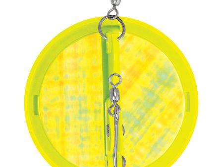 Luhr-Jensen 2-1 4  Dipsy Diver - Chartreuse Silver Bottom Moon Jelly [5560-030-2509] Hot on Sale