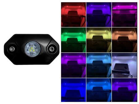 Black Oak Rock Accent Light - RGB - Black Housing [RL-RGB] Hot on Sale