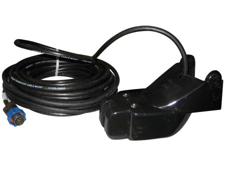 Lowrance P66-BL Transom Mount Triducer Multisensor Blue Connector [P66-BL] For Sale