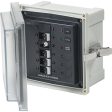 Blue Sea 3128 - SMS Panel Enclosure w ELCI (30A)  3 Branch (15A) - 120V AC [3128] Sale