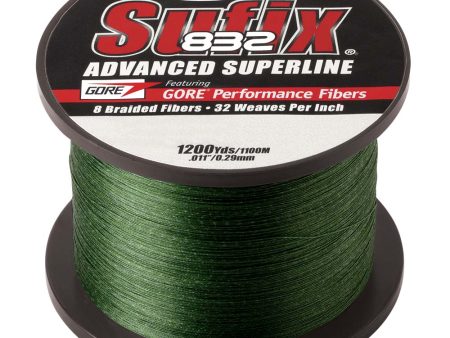 Sufix 832 Advanced Superline Braid - 6lb - Low-Vis Green - 1200 yds [660-306G] Supply