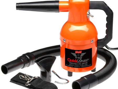 MetroVac AirForce Quick Draw Portable Pet Dryer - Orange [114-887030] Supply