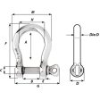 Wichard HR Bow Shackle - 10mm Pin Diameter [11245] Online Hot Sale