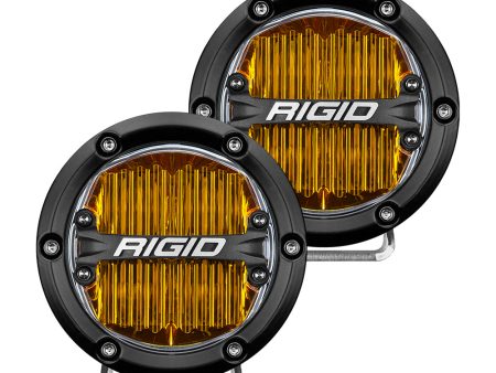 RIGID Industries 360-Series 4  SAE Fog Light - Yellow Light - Black Housing [36111] Online now