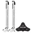 Minn Kota Raptor Bundle Pair - 8  White Shallow Water Anchors w Active Anchoring  Footswitch Included [1810621 PAIR] Online now