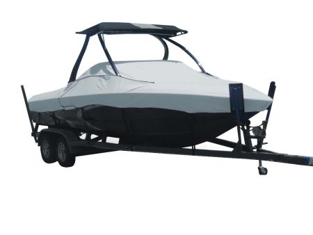 Carver Sun-DURA Specialty Boat Cover f 23.5 Tournament Ski Boats w Tower - Grey [74523S-11] Online Sale