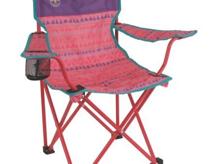 Coleman Kids Quad Chair - Pink [2000033704] Online