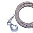 Powerwinch Cable 7 32  x 50 Universal Premium Replacement w Hook - Stainless Steel [P7185400AJ] Discount