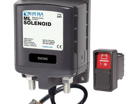 Blue Sea 7719100 - ML-Series Solenoid Switch - Deutsch Connector - 24V [7719100] Hot on Sale