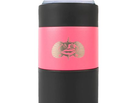 Toadfish Non-Tipping Can Cooler + Adapter - 12oz - Pink *12-Pack [1066-12] Online