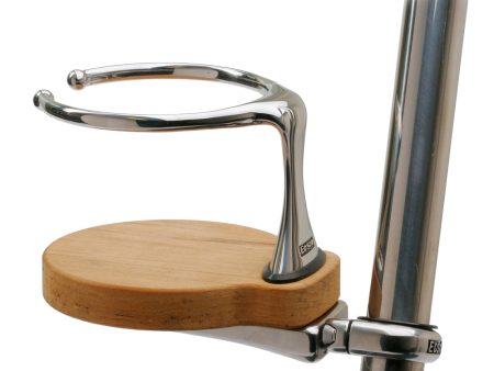 Edson Clamp-On Drink Holder - Single - Teak [878TK-1-125] Online