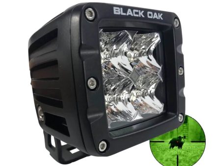 Black Oak Pro Series Infrared 2  850nm Flood Pod Light - Black [2IR-POD850] For Discount