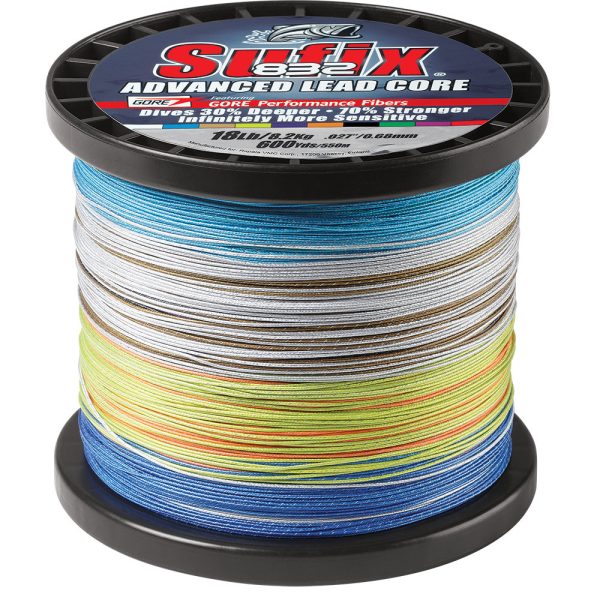 Sufix 832 Advanced Lead Core - 18lb - 10-Color Metered - 600 yds [658-318MC] Online now