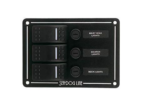 Sea-Dog Switch Panel 3 Circuit [425130-3] Cheap