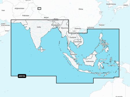 Garmin Navionics Vision+ NVAE010L - Indian Ocean  South China Sea - Marine Chart [010-C1213-00] Fashion