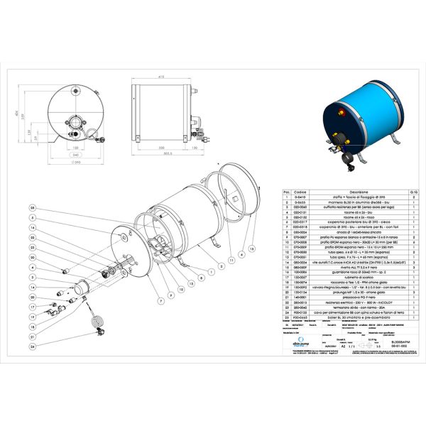 Albin Group Marine Premium Water Heater 8G - 120V [08-01-025] Cheap