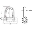 Wichard Not Self-Locking D Shackle - 14mm Diameter - 9 16  [01207] Cheap