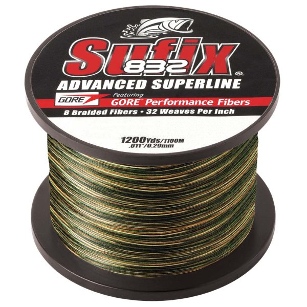 Sufix 832 Advanced Superline Braid - 10lb - Camo - 1200 yds [660-310CA] Online Hot Sale