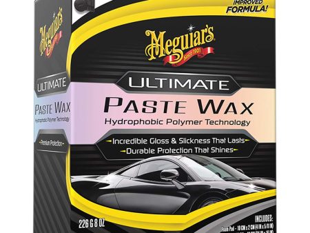 Meguiars Ultimate Paste Wax - Long-Lasting, Easy to Use Synthetic Wax - 8oz [G210608] Online