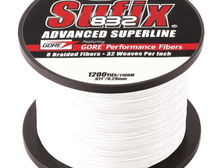 Sufix 832 Advanced Superline Braid - 6lb - Ghost - 1200 yds [660-306GH] Supply