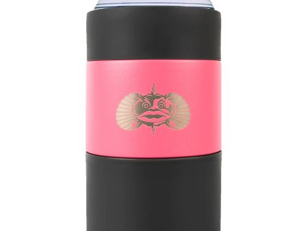 Toadfish Non-Tipping Can Cooler + Adapter - 12oz - Pink [1066] Hot on Sale