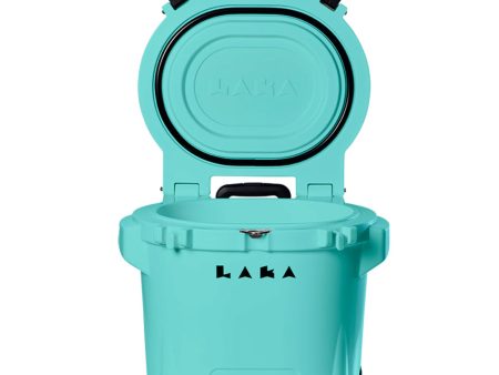 LAKA Coolers 30 Qt Cooler w Telescoping Handle  Wheels - Seafoam [1082] Discount