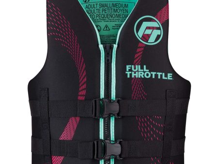 Full Throttle Adult Rapid-Dry Life Jacket - S M - Aqua Black [142100-505-030-22] Supply