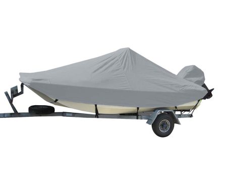 Carver Sun-DURA Styled-to-Fit Boat Cover f 19.5 Bay Style Center Console Fishing Boats - Grey [71019S-11] Online Hot Sale