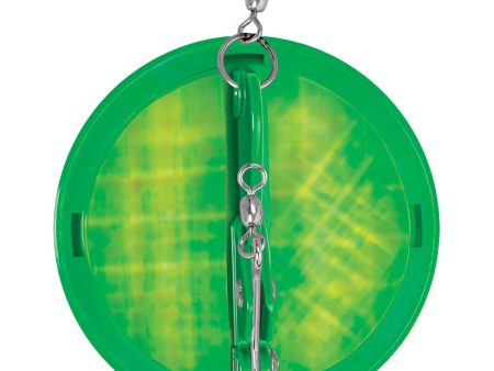 Luhr-Jensen 2-1 4  Dipsy Diver - Kelly Green Silver Bottom Moon Jelly [5560-030-2511] Online Sale