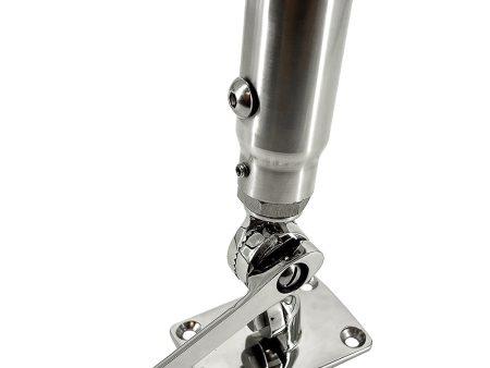 Seaview Starlink Stainless Steel 1 -14 Threaded Adapter  Stainless Steel Ratchet Base [SV114STLKRB] For Discount