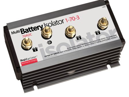 ProMariner Battery Isolator - 1 Alternator - 3 Battery - 70 AMP [11073] For Discount