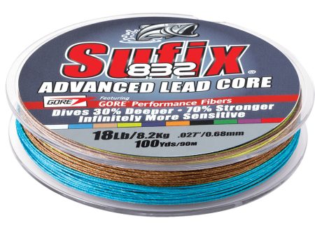 Sufix 832 Advanced Lead Core - 12lb - 10-Color Metered - 100 yds [658-112MC] Online Sale