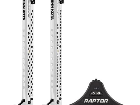 Minn Kota Raptor Bundle Pair - 10  White Shallow Water Anchors w Active Anchoring  Footswitch Included [1810631 PAIR] For Discount