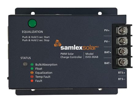 Samlex Solar Charge Controller - 12 24 PWM - 30 AMP [EVO-30AB] For Cheap